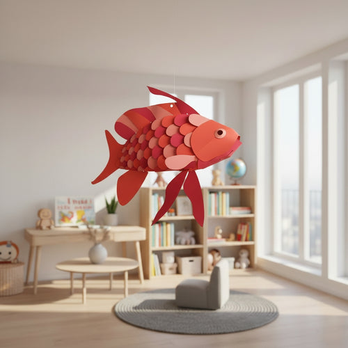 Anthias anthias – 3D-Papierfigur Fisch