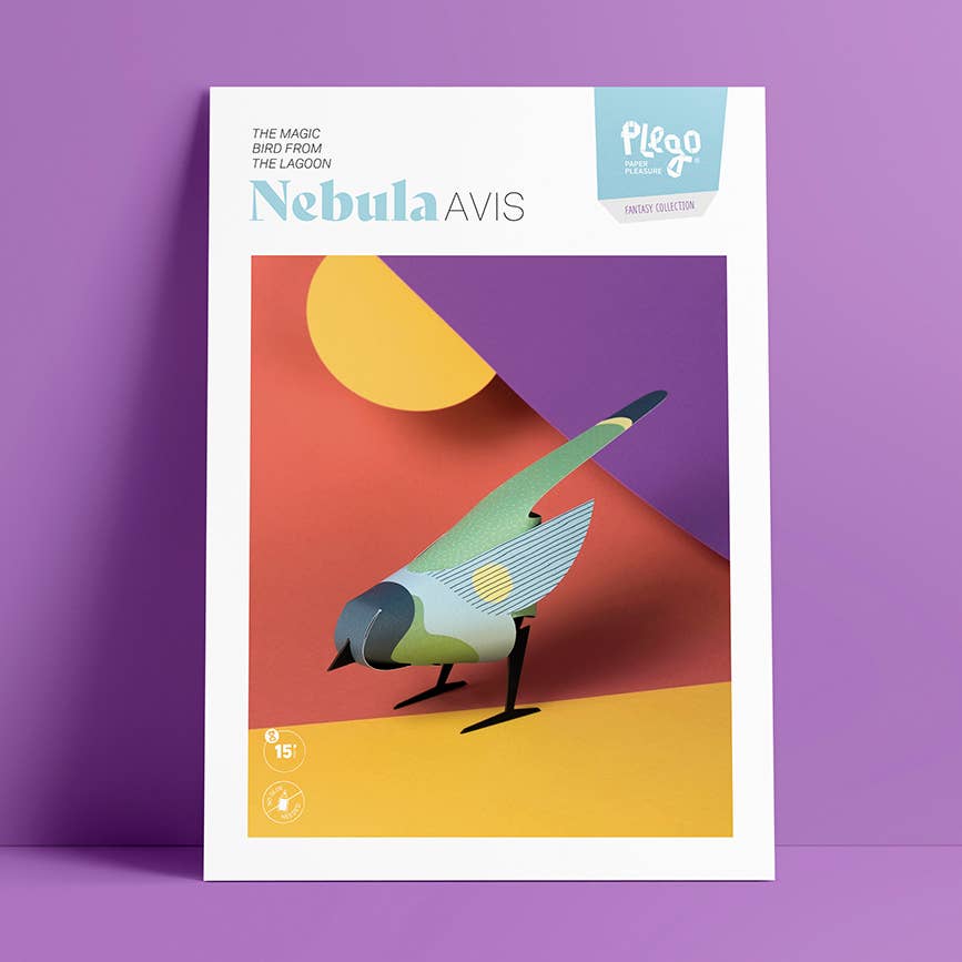 Nebula Avis – 3D-Papierfigur zum Basteln