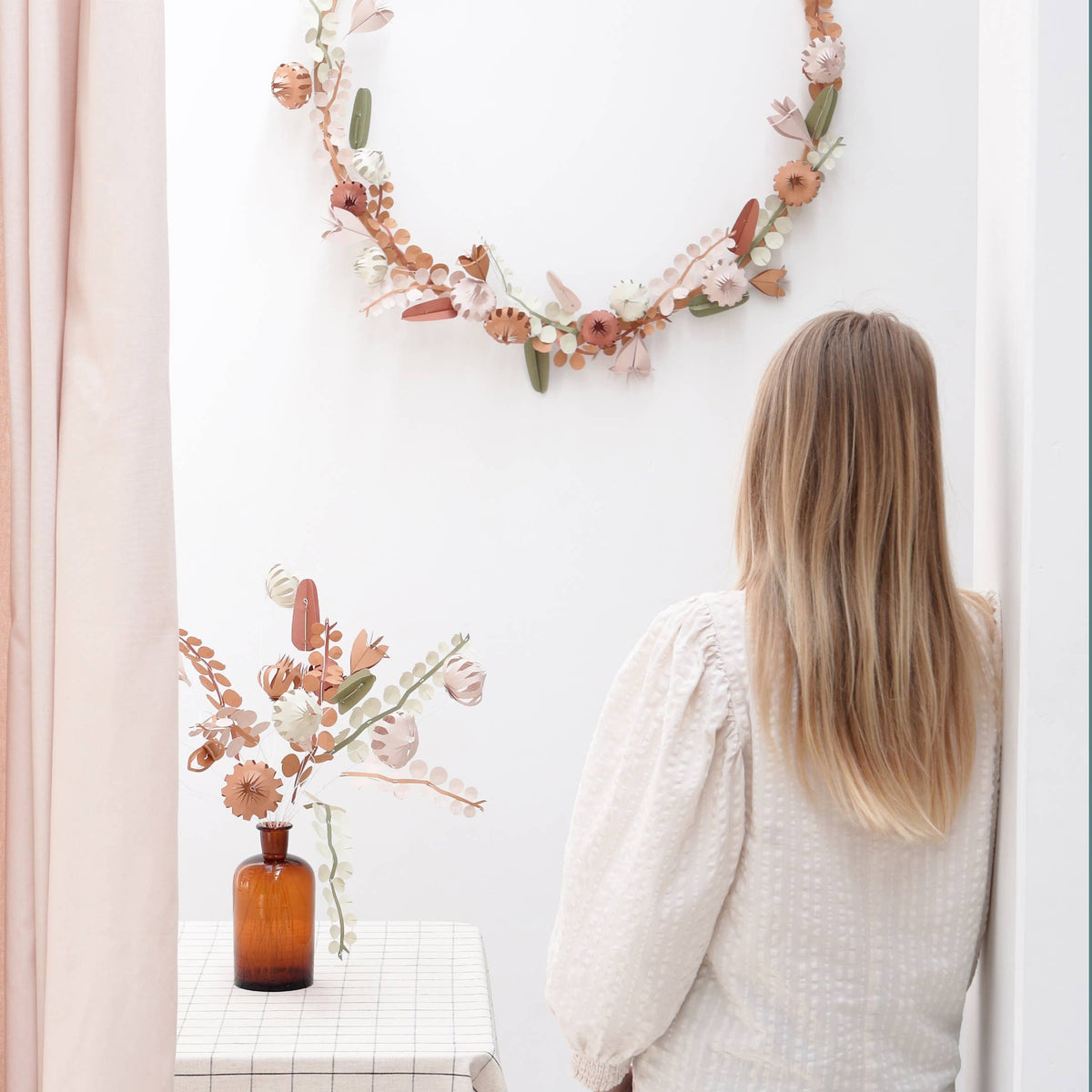 Papierblumen-Bastelset für Blütenarrangements