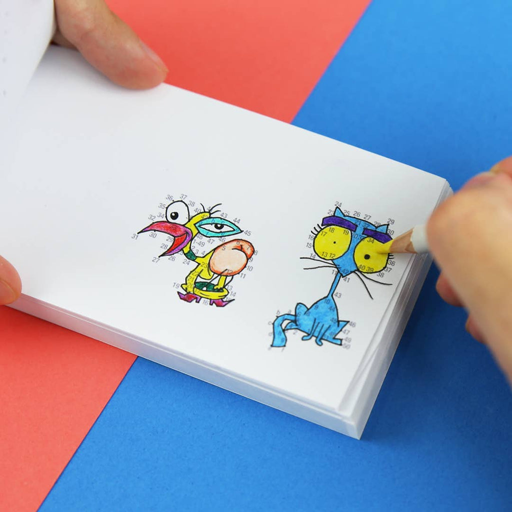 Puzzle-Flipbook Dots & Lines