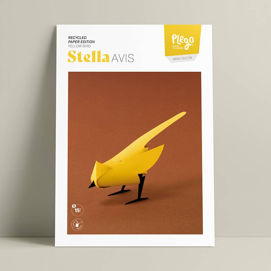 Stella Avis – 3D-Papierfigur zum Basteln