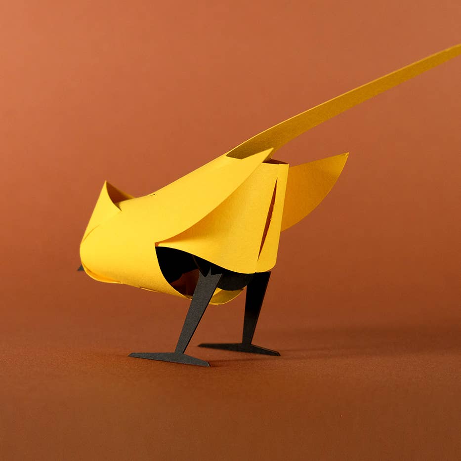 Stella Avis – 3D-Papierfigur zum Basteln